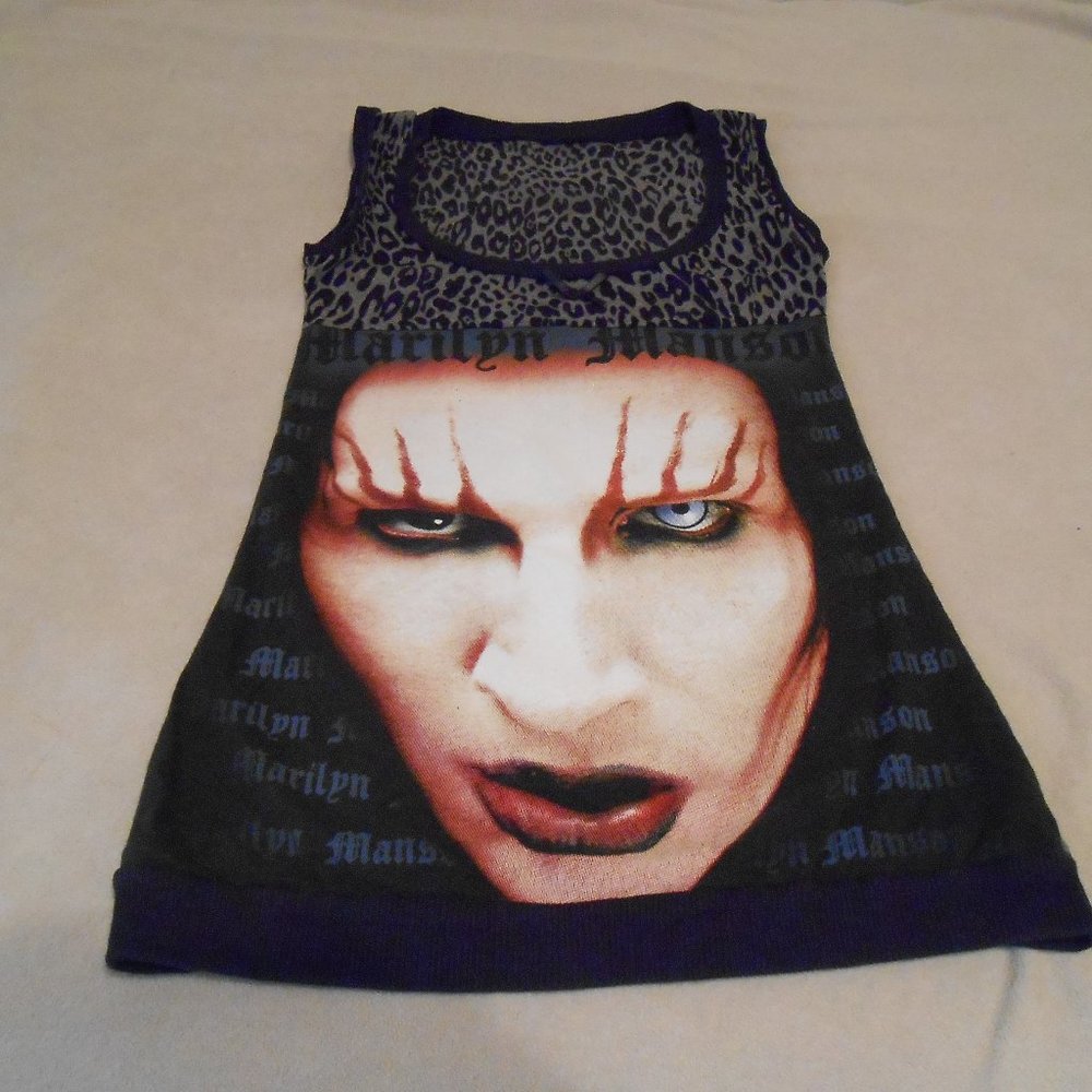 **CLEARANCE** Marilyn Manson  Animal Print Pajama Top/Tee